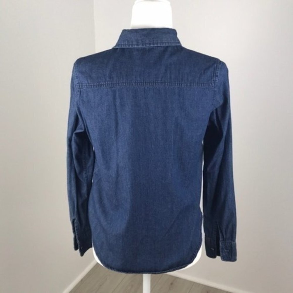 Ali & Kris Blue Button Down Shirt Size M - Picture 2 of 8